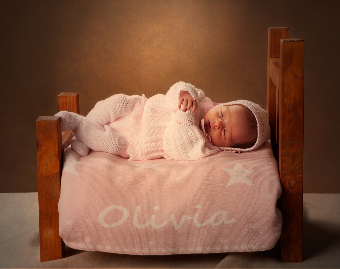 fotos de recién nacida de Olivia
